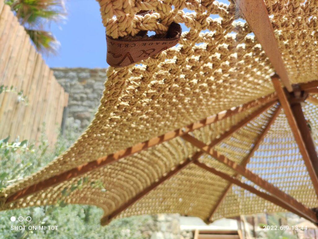 Macramé Umbrella – Wooden Frame