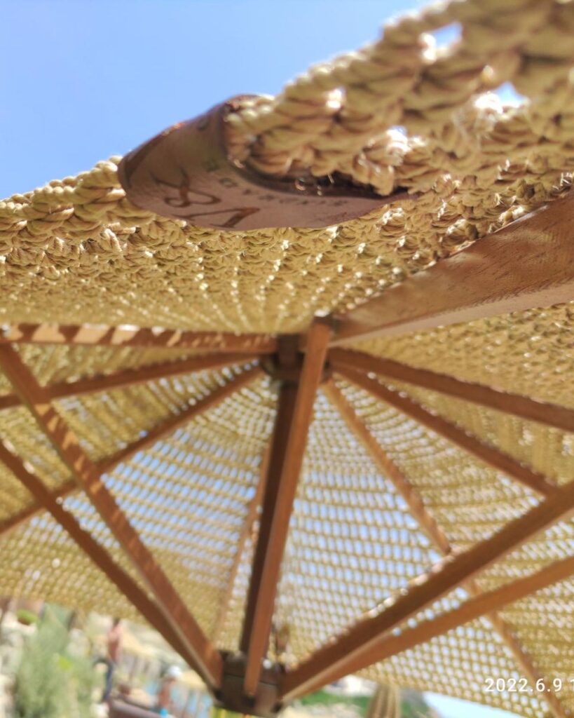 Macramé Umbrella – Wooden Frame