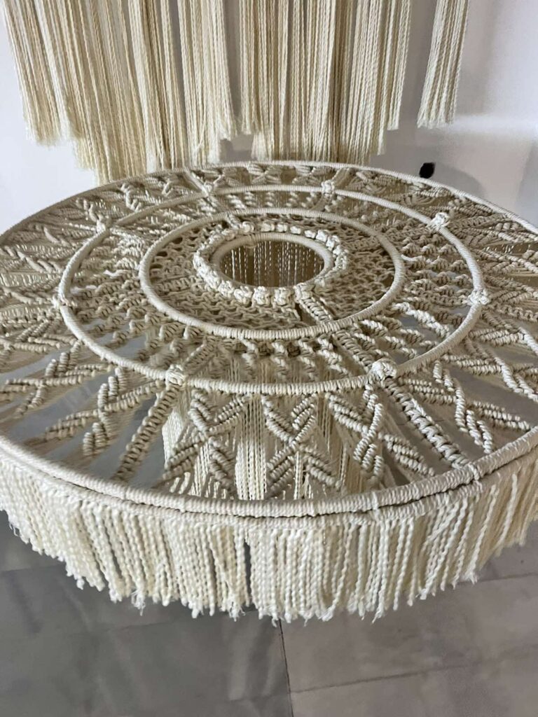 Jannet Macramé Table