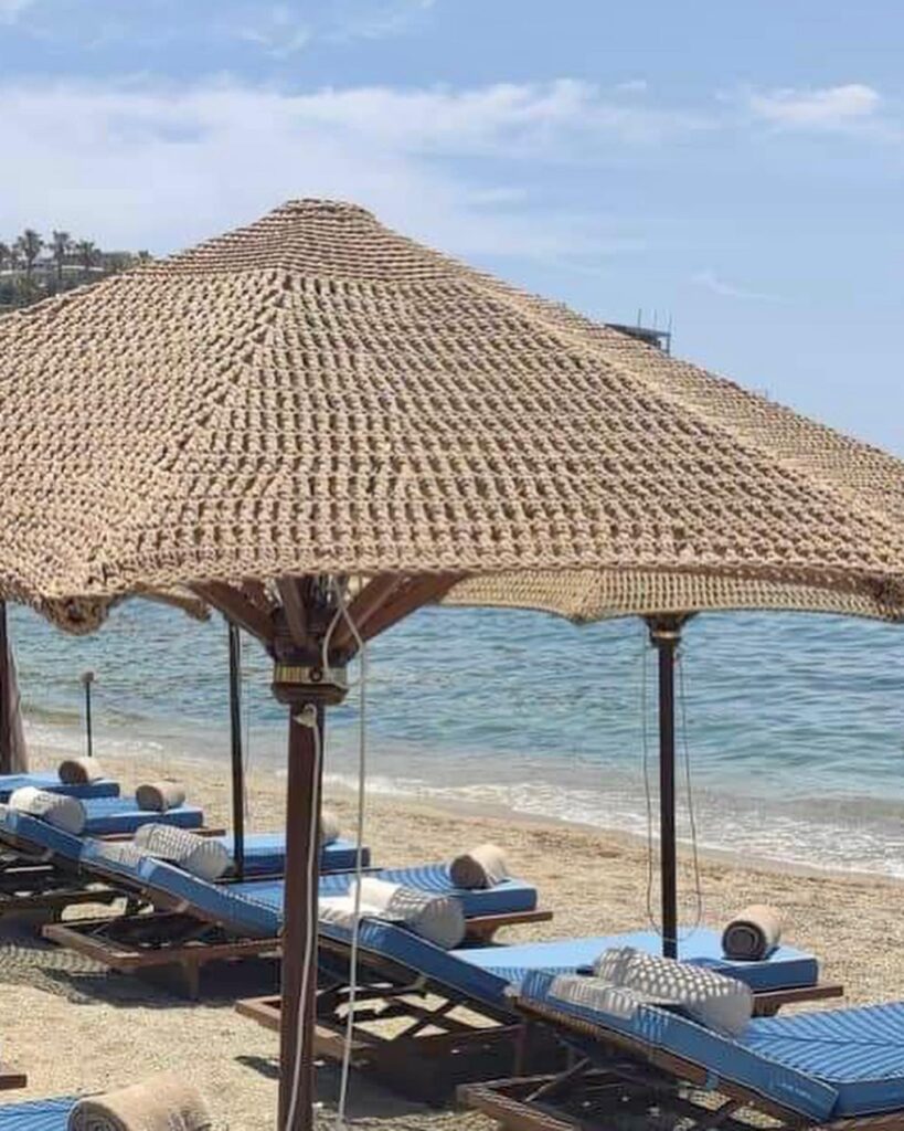 Macramé Umbrella – Wooden Frame